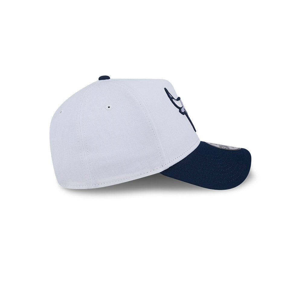 Chicago Bulls Hat - 2-Tone Oceanside Blue Repreve 9Forty A-Frame NBA Snapback Cap - New Era